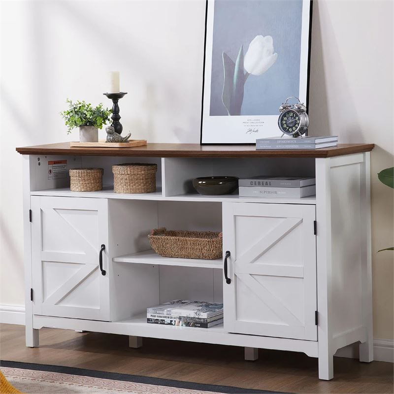 FARMHOUSE SIDEBOARD CABINET 48"W