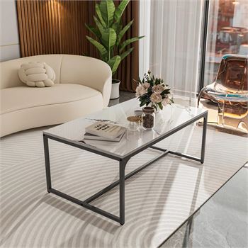 Modern Chic Marble Coffee Table (lot Maxx) - Image 3