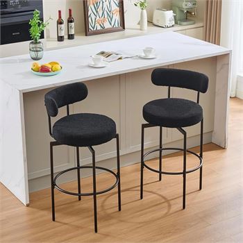 29.72" Swivel Bar Stool set of two (lot Maxx) - Image 3