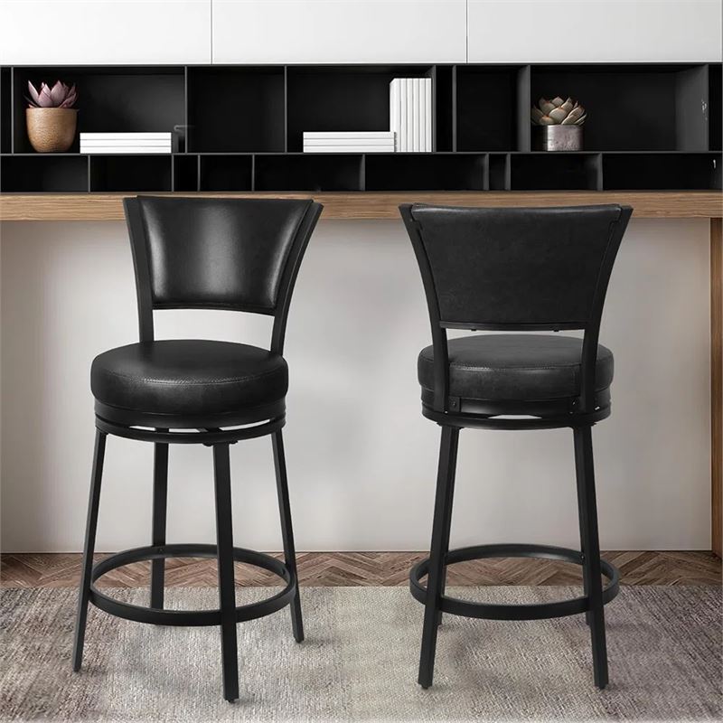 Everly Quinn 25" Counter Stool set of two (lot Maxx) - Image 2