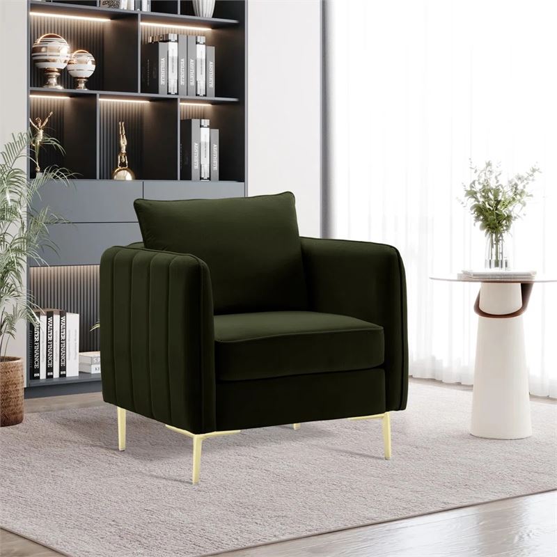 Velvet Accent Chair