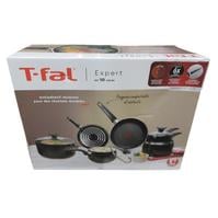 T-fal Expert Ensemble Batterie de Cuisine 10pc Aluminium - Neuf