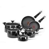 T-fal Expert Ensemble Batterie de Cuisine 10pc Aluminium - Neuf